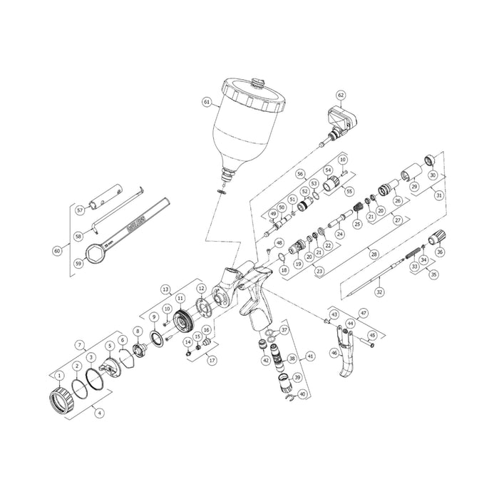 DeVilbiss DV1 Spare Parts