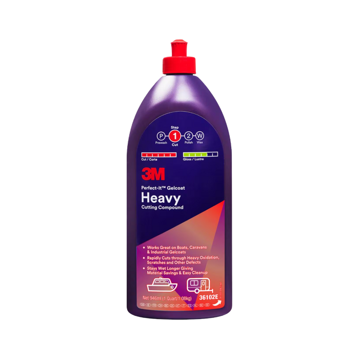 3M Perfect It Gelcoat Heavy Cutting Compound