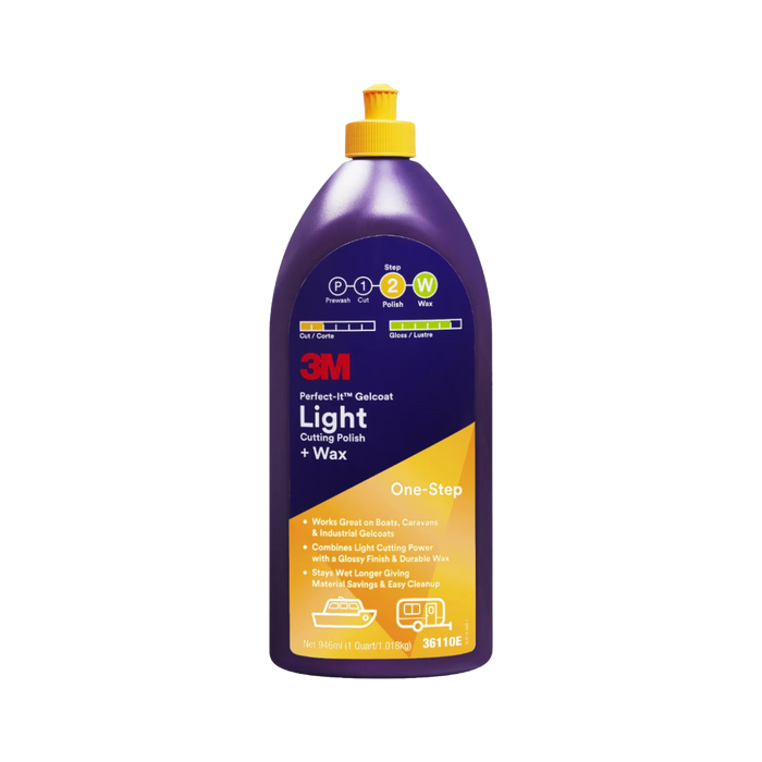 3M Perfect-It Gelcoat Light Cutting Polish & Wax