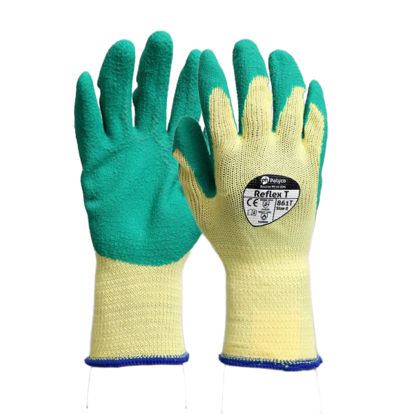 Morelli Group Reflex T Green Grip Gloves (Pack of 10)