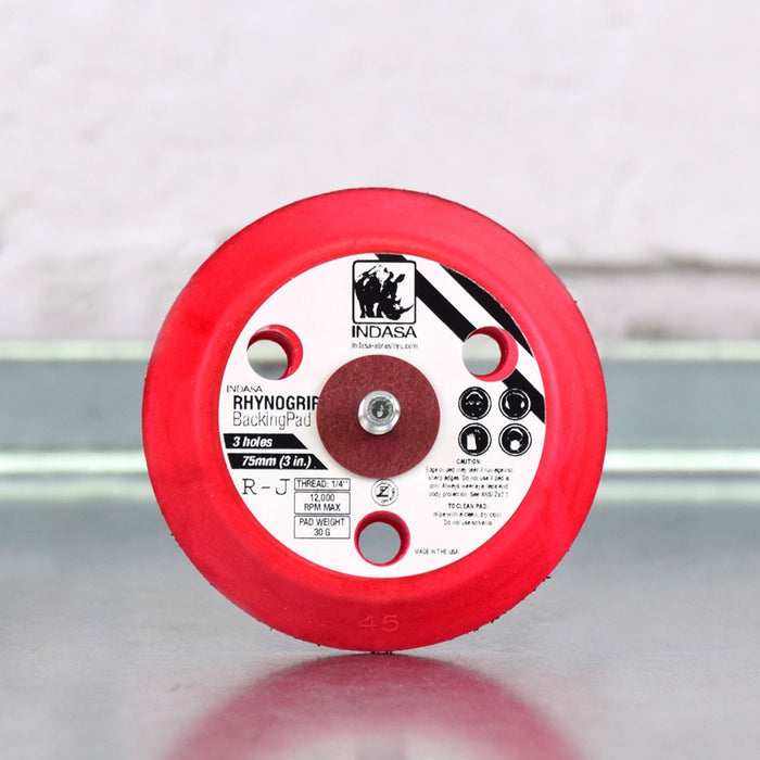 Indasa Red 75mm Velcro Backing Pad