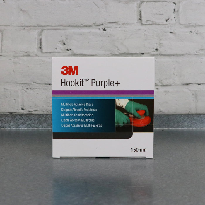 3M Cubitron II Hookit Purple+ Multihole Disc, 150mm (Box of 50)