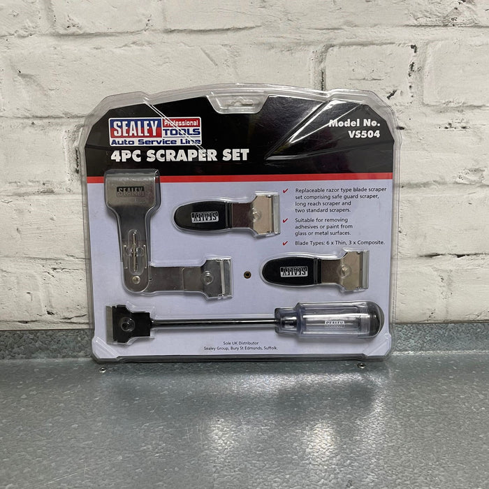 Sealey Complete Scraper Set