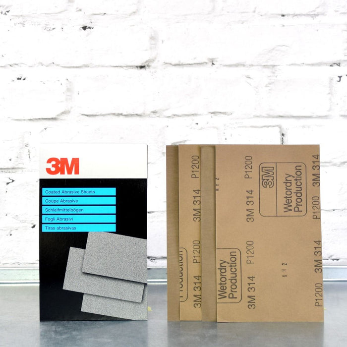 3M 314 Wet or Dry Abrasive Paper 138x230mm