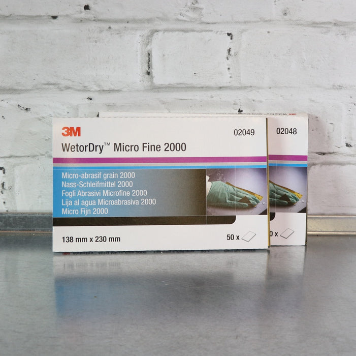 3M Wet or Dry Micro Fine Sanding Paper 138 x 230mm