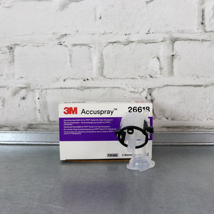3M Accuspray Atomizing Head Refill Pack 1.8mm Clear