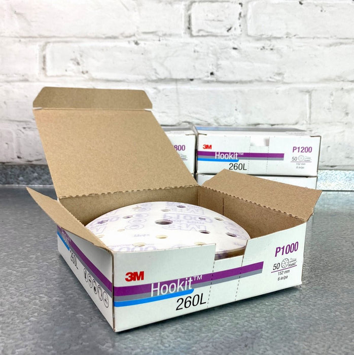 3M 15 Hole Hookit Discs 150mm (Pack of 50)