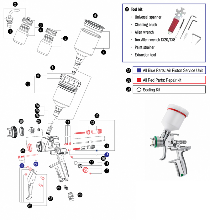 Repair Kit | Part Reference 33